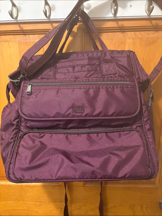 lug Handbags - Lug Via Travel Tote with Multiple Zippered Front Pockets. Dual tote/backpack